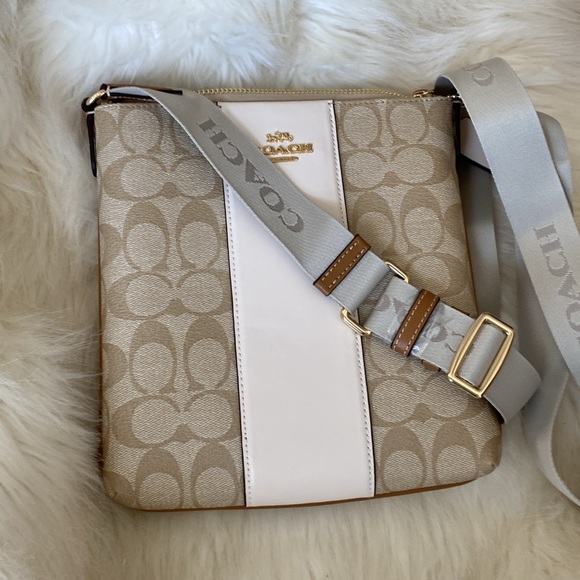 Mini Rowan File Bag In Signature Canvas With Stripe - Picture 5 of 9